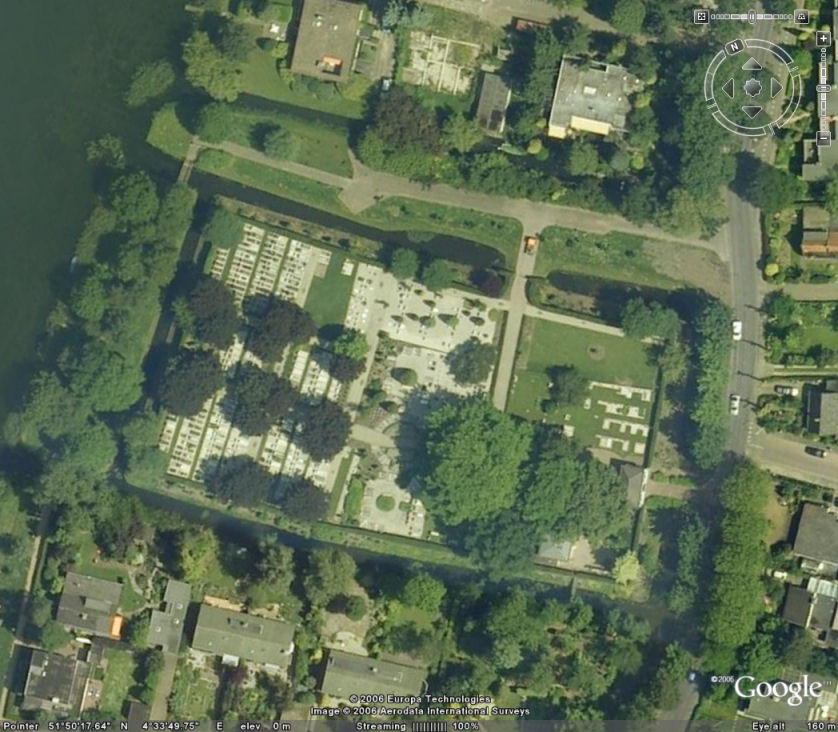 plattegrond begraafplaats Heerjansdam